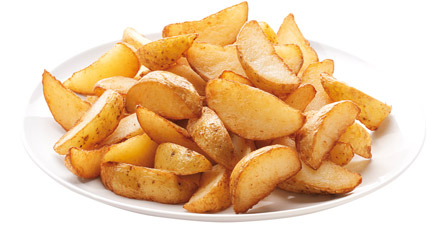 Seasoned Prefried Potato wedges
